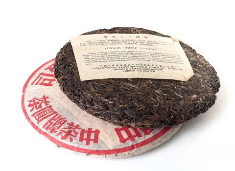 Ye Sheng Da Ye Bing N2 (handgeperst in 2003), oude sheng puer