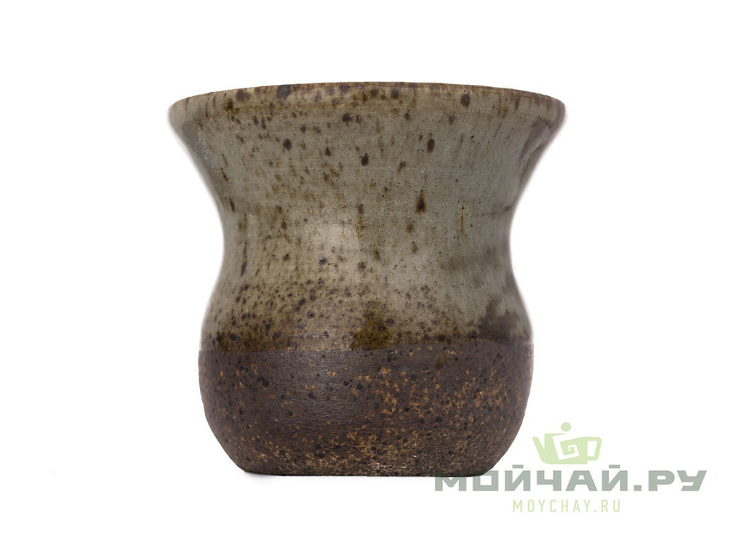 Vessel for mate (kalabas) # 29425, wood firing/ceramic