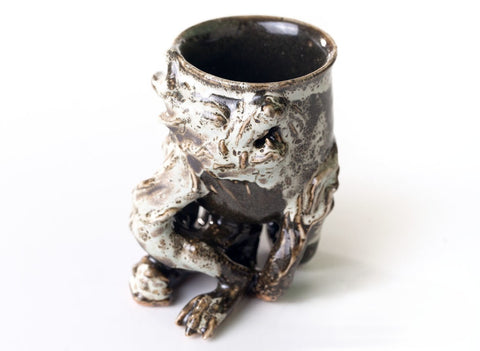 Beker # 27679, houtvuur/keramiek, 115 ml.