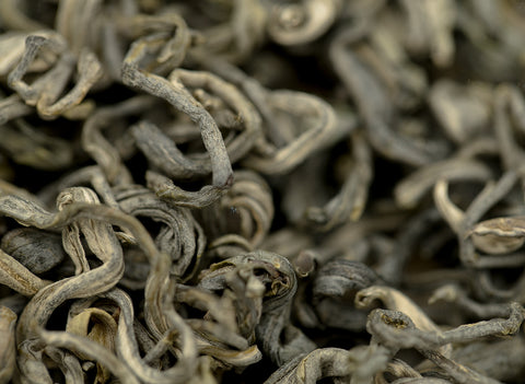 Green tea from ancient tea trees, Vietnam, (two leaf one bud)