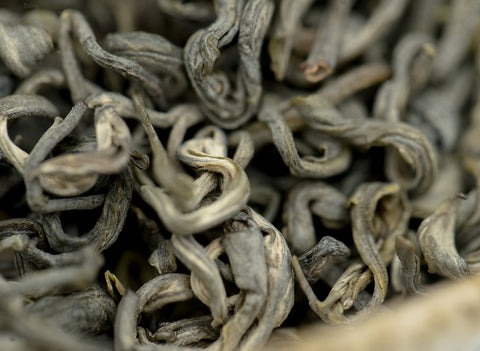 Green tea from ancient tea trees, Vietnam, (two leaf one bud)