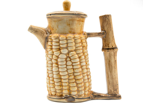 Corn teapot # 90476 by Tineke van Gild, orange 200 ml