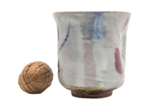 Gongdaobei # 90486 by Tineke van Gils, handpainted, stoneware, ashglaze