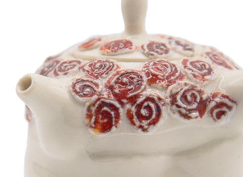 Rozen teapot #90481 by Tineke van Gils, porcelain 190 ml