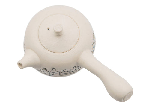 Amsterdam teapot # 90477 by Tineke van Gils porcelain, inlay technique