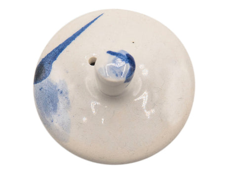 Kyusu teapot # 90475, delft blue, handpainted by Tineke van Gils 250 ml