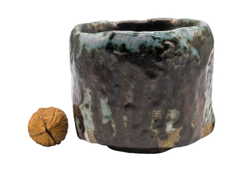 Matcha bowl (Chawan) # 90424, handmade ceramic