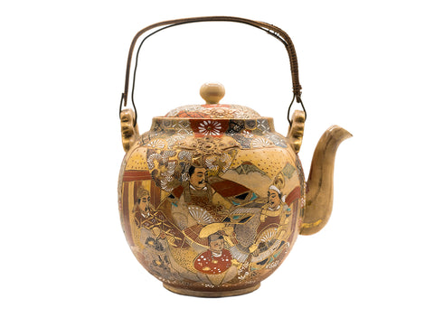 Vintage Sazumo teapot # 90391, hand painted, Japan
