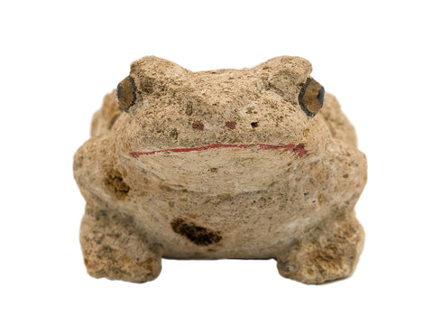 Wintage frog, made from the stone, Japan, 50s