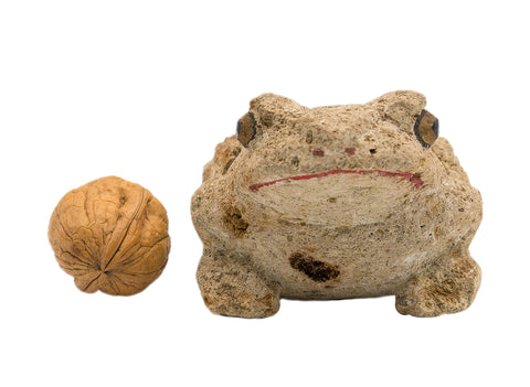 Wintage kikker, gemaakt van de steen, Japan, jaren 50