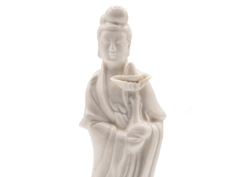 Guanyin statue, porcelain, Dehua, Fujian, vintage