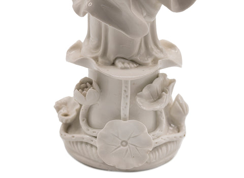 Guanyin statue, porcelain, Dehua, Fujian, vintage