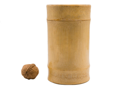 Boîte à thé en bambou, années 1990