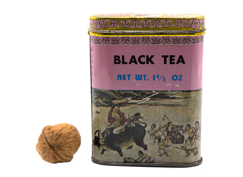 Vintage tin tea can #90312, China