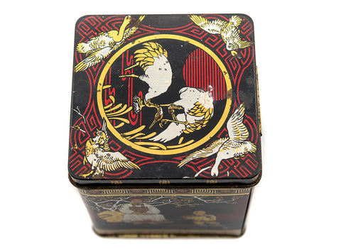 Vintage tin tea can #90313, China