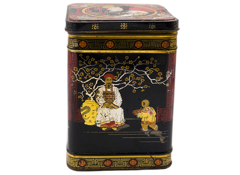 Vintage tin tea can #90313, China