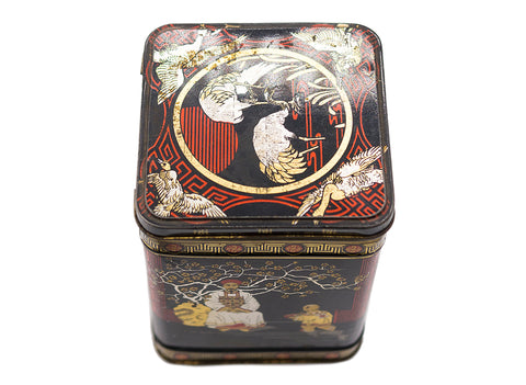 Vintage tin tea can #90313, China