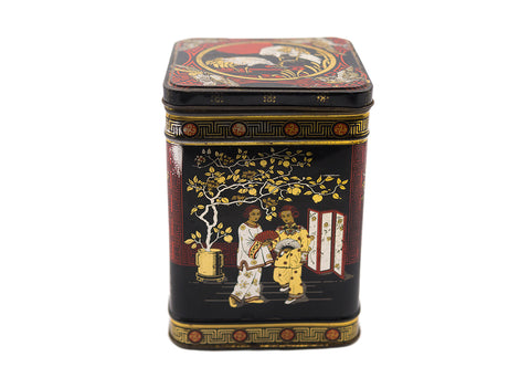Vintage tin tea can #90313, China