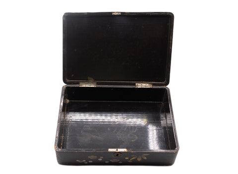 Hand painted wooden box #90321, Japan