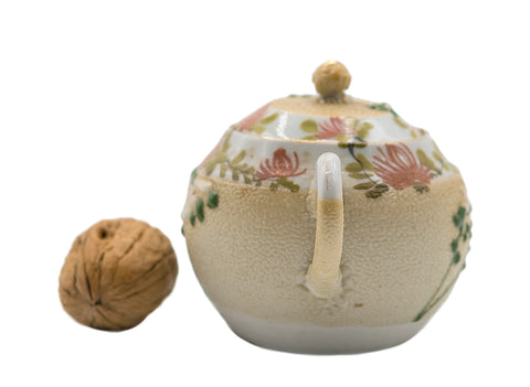 Japanische Vintage-Teekanne, handbemalt, Porzellan #90507