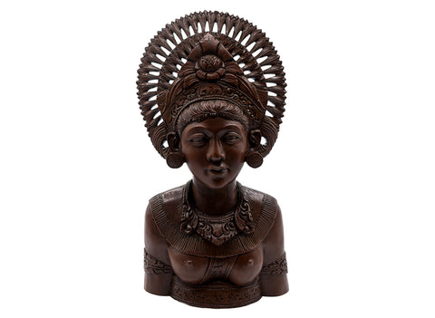 Houtsnijwerk, etnische damefiguur, Thailand