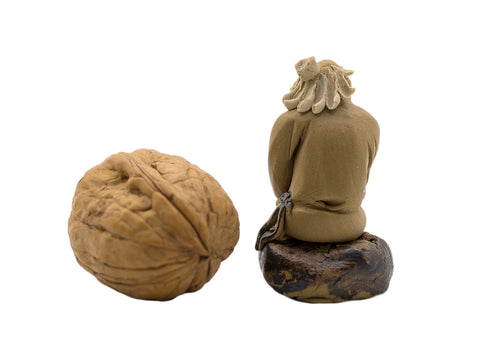 Miniature vintage pottery figure, China, 1980s #90529