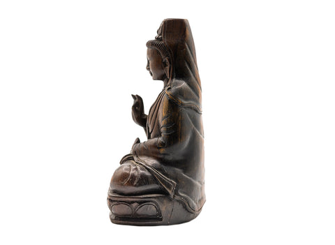 Guanyin Statue, woodcarving, China, vintage