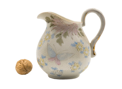 Japanese porcelain set, vintage, mid XX century, handpainted