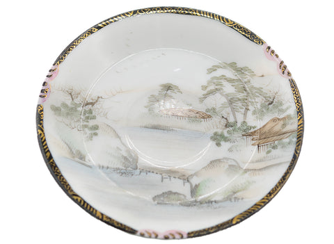 Japanese vintage handpainted porcelain cup #90518