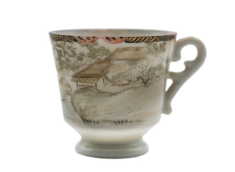Japanese vintage handpainted porcelain cup #90518