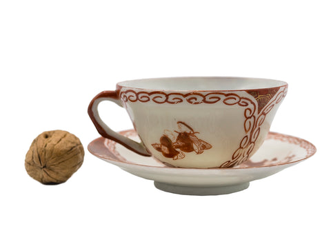 Tazza in porcellana giapponese vintage dipinta a mano #90520