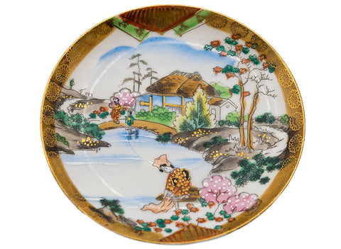 Japanese vintage handpainted porcelain cup #90517