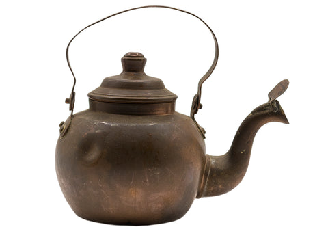 Copper teapot, vintage #90522