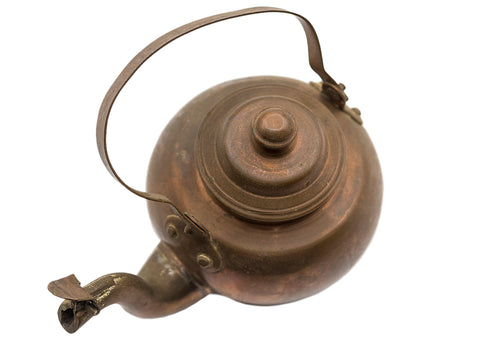 Copper teapot, vintage #90522