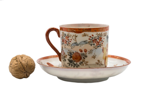 Japanese vintage handpainted porcelain cup #90521