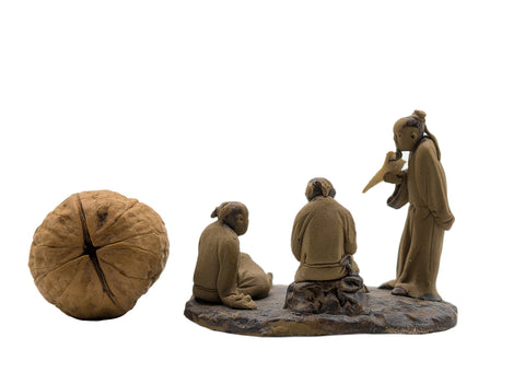 Miniatura di figura in ceramica vintage, Cina, anni '80 #90526