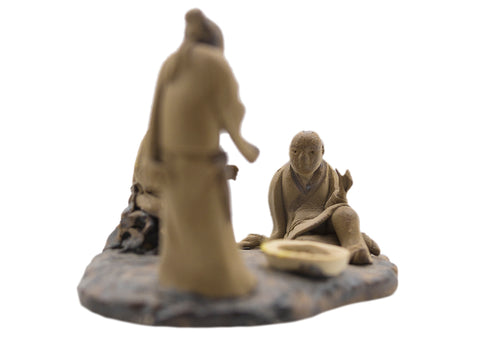 Miniatura di figura in ceramica vintage, Cina, anni '80 #90526