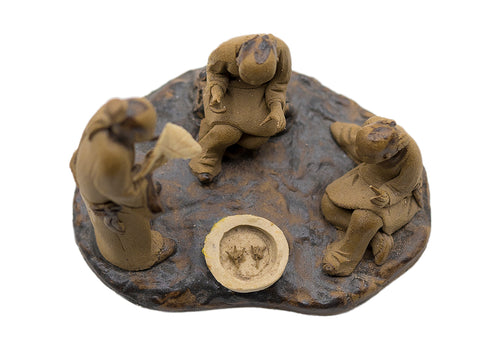 Miniatura di figura in ceramica vintage, Cina, anni '80 #90526