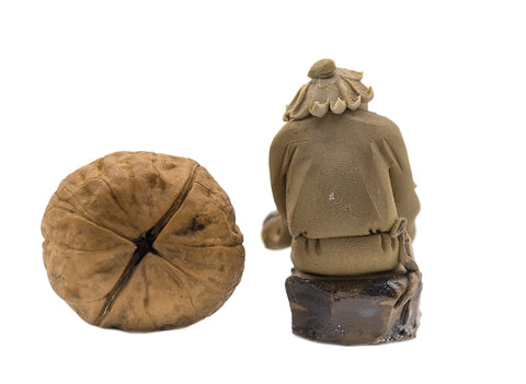 Miniature vintage pottery figure, China, 1980s