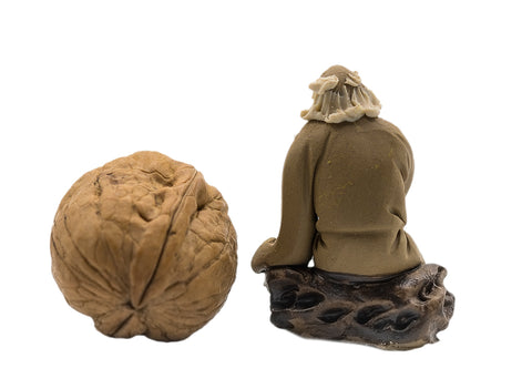 Miniatuur vintage aardewerken figuur, China, jaren 80 #90531