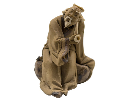 Miniature vintage pottery figure, China, 1980s #90530