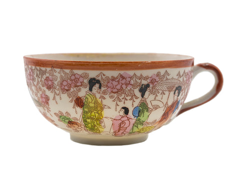 Japanese porcelain vintage cups, set of 3 pieces