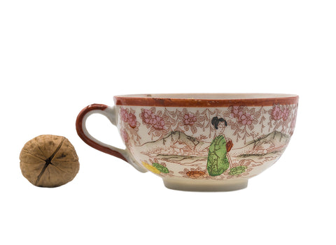 Japanese porcelain vintage cups, set of 3 pieces