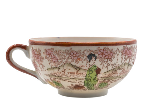 Japanese porcelain vintage cups, set of 3 pieces