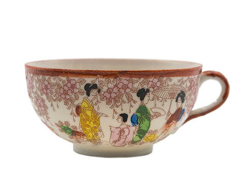 Japanese porcelain vintage cups, set of 3 pieces