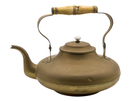Vintage metal teapot, decorative object - 85