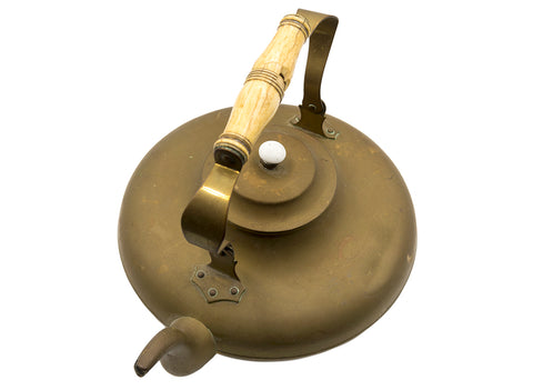 Vintage metal teapot, decorative object - 85