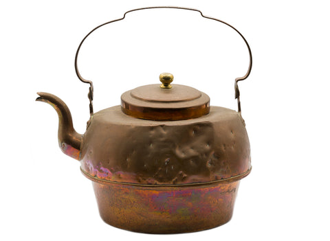 Vintage metal teapot, decorative object - 85