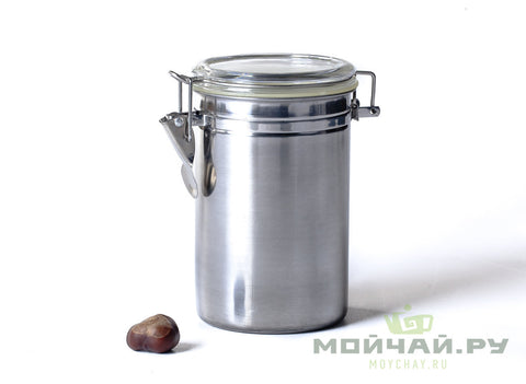 Bocal pour thé n° 20776, métal, acier inoxydable avec fermoir (collier verrouillable), 940 ml.