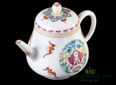 Teapot # 26292, Jingdezhen porcelain, hand painting, 170 ml.